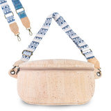Cork Crossbody Belt Bag with Strap Options