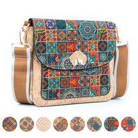 Printed Cork Women’s Crossbody Bag BAGD-576