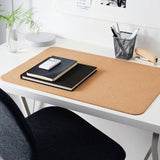 Large Cork Desk Pad - Water Resistant Desk Mat for Writing and Gaming