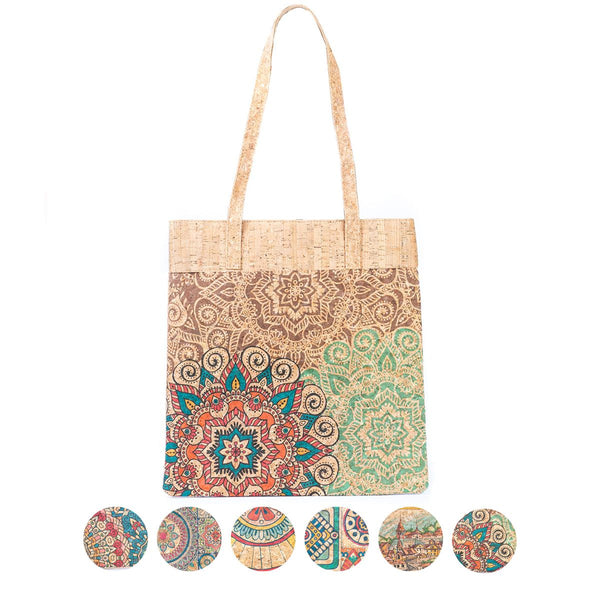 Mandala Magic Cork Tote Bag