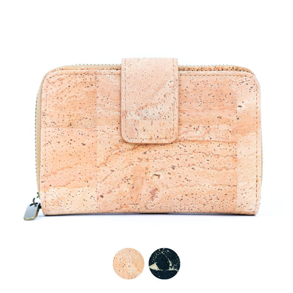 Stylish and Functional Medium-Sized Women's Cork Wallet BAG-2304