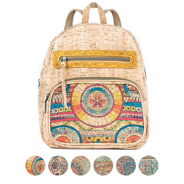 Printed Cork Women's Backpack BAGD-574