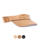 Natural Cork Sun Visor Hat – Adjustable & Eco-Friendly