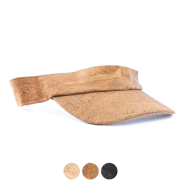 Natural Cork Sun Visor Hat – Adjustable & Eco-Friendly