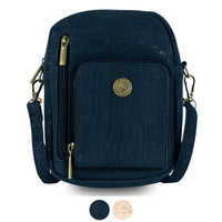 Cork Crossbody Phone Bag – Adjustable Vegan Shoulder Purse with Multi-Pockets