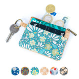 Small Cork Coin Purse with Key Ring