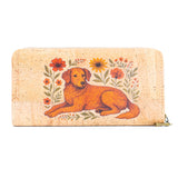 Eco-Friendly Cork Wallet – Animal Floral Design BAG-2020-ABCDE