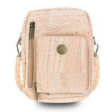 Cork Crossbody Phone Bag – Adjustable Vegan Shoulder Purse with Multi-Pockets