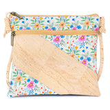 Diagonal Patch Cork Crossbody Bag BAGP-324