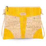 Slim Cork Crossbody Bag for Women – Lightweight Vegan Minimalist Purse