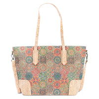 Printed Cork Tote Bag: Versatile & Eco-Friendly