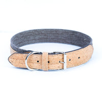 Cotton Linen and Cork Dog Collar | Pet Accessories