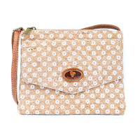 Floral Printed Cork Crossbody Purse for Women