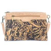 Cork and Coffee Bean Crossbody Bag and Clutch BAG-2290