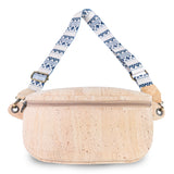 Cork Crossbody Belt Bag with Strap Options