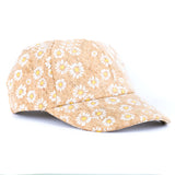 Women’s Cork Baseball Cap – Daisy Print Eco Style