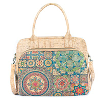 Mandala Magic: Cork Briefcase for the Modern Woman