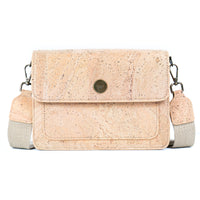 Natural Cork Women’s Structured Crossbody Bag