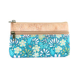 Dual Zip Cork Mini Wallet