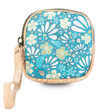 Square Cork Coin Purse with Wrist Strap