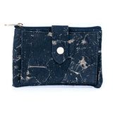 Natural Cork Small Wallet with Zipper Coin Pocket Bag-2233
