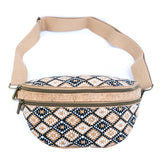 Cork Waist Bag with Double Zipper BAG-2379