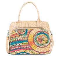 Mandala Magic: Cork Briefcase for the Modern Woman