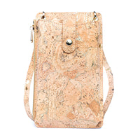 Chic Natural Cork Women's Phone Pouch with Card Slots BAG-2298