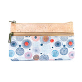Dual Zip Cork Mini Wallet