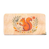 Eco-Friendly Cork Wallet – Animal Floral Design BAG-2020-ABCDE