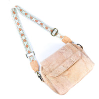 Multi-Pocket Cork Crossbody: 3 Straps & Organized (9.5" x 7.5")