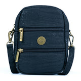 Cork Crossbody Phone Bag – Dual Zipper Vegan Sling Purse