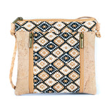 Cork Crossbody Bag with Unique Patterns