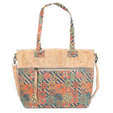 Printed Cork Women's Tote Bag BAGD-567