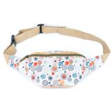 Colorful Cork Waist Bag – Vibrant Circular Print Sustainable Fanny Pack