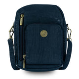 Cork Crossbody Phone Bag – Adjustable Vegan Shoulder Purse with Multi-Pockets