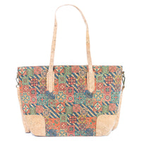 Printed Cork Tote Bag: Versatile & Eco-Friendly