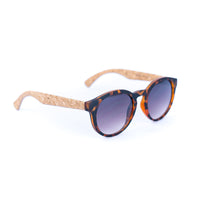 Women's Cork Sunglasses with UV Protection Lenses(Including case) L-1098