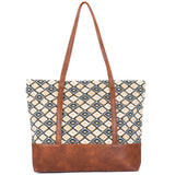 Cork Tote Bag with Vegan Leather Straps BAG-2371