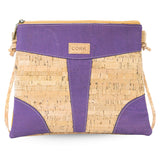 Slim Cork Crossbody Bag for Women – Lightweight Vegan Minimalist Purse