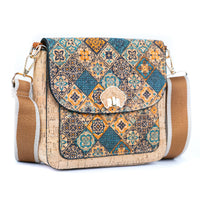 Printed Cork Women’s Crossbody Bag BAGD-576