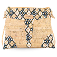Slim Cork Crossbody Bag for Women – Lightweight Vegan Minimalist Purse