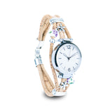 Natural Cork Line Handmade Ladies Fashion Watch