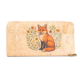 Eco-Friendly Cork Wallet – Animal Floral Design BAG-2020-ABCDE