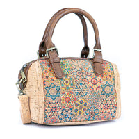 Mini Crossbody & Handheld Cork Bag with Removable Strap