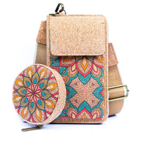 Printed Cork Phone Pouch: Eco-Friendly & Organized 2310