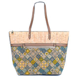 Ladies Lightweight Cork Tote Bag - Vegan Leather BAG-2330