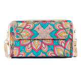 Women's Horizontal Cork Phone Bag