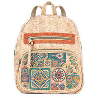 Printed Cork Women's Backpack BAGD-574