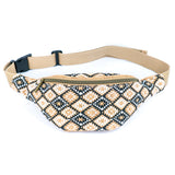 Colorful Cork Waist Bag – Vibrant Circular Print Sustainable Fanny Pack